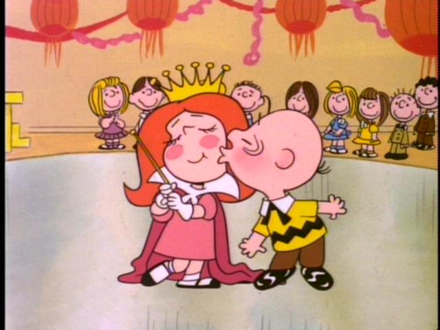That’s not really a kiss, Charlie Brown
